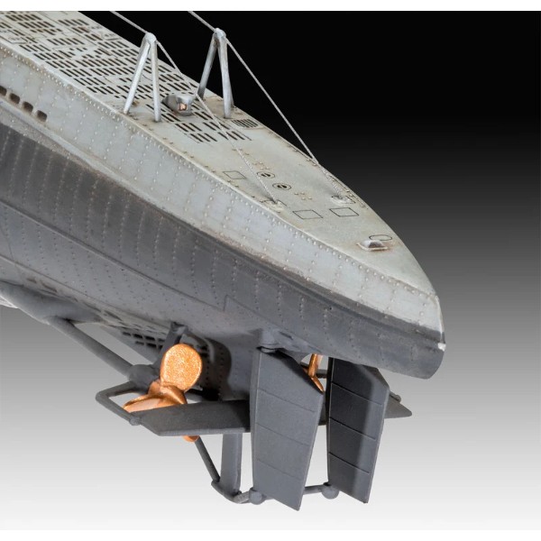 Фото - Набор для моделирования техники Revell набор Подлодка U96 (Das Boot) уровень 3 масштаб 1:144 (RVL-05675)
